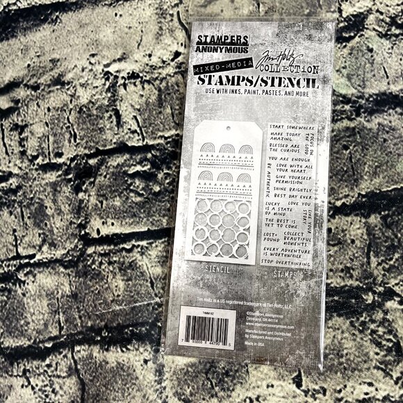 TIM HOLTZ Note Worthy STAMPS STENCIL Set - Picture 6 of 9